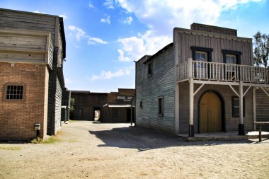 Uzak batıdaki Tabernas Çölü, Almerya, İspanya.