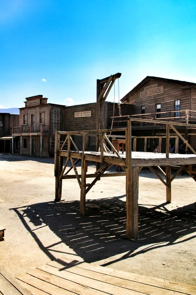 Kota Tua Paling Barat Gurun Tabernas Almeria Spanyol — Stok Foto