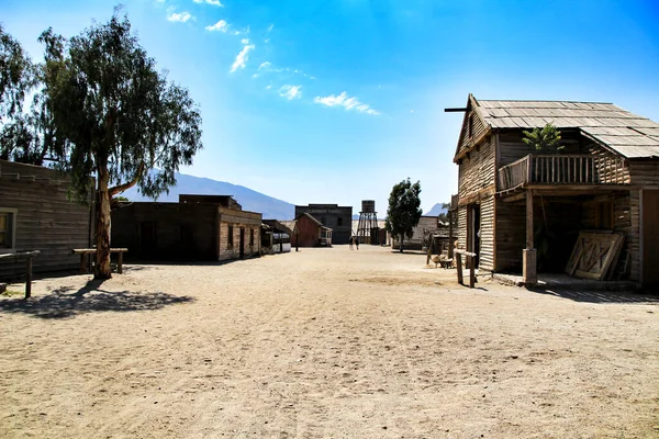 Långt Västerut Gammal Stad Öknen Tabernas Almeria Spanien — Stockfoto