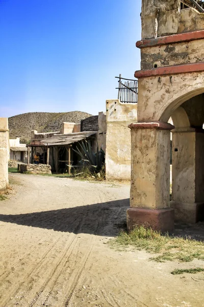 Uzak Batıdaki Tabernas Çölü Almerya Spanya — Stok fotoğraf