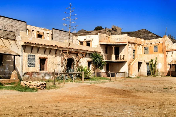 Далекозахідне Старе Місто Пустелі Табернас Альмерія Іспанія — стокове фото