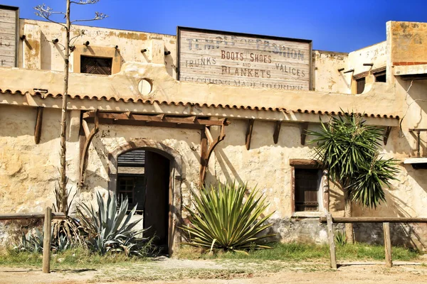 Far west old town in the Desert of Tabernas, Almeria, Spain.