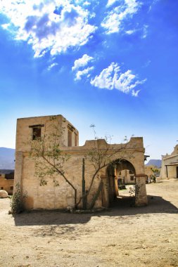 Uzak batıdaki Tabernas Çölü, Almerya, İspanya.