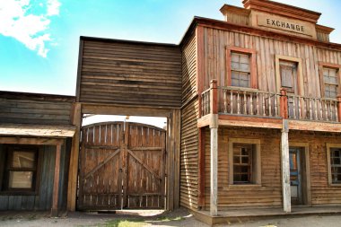 Uzak batıdaki Tabernas Çölü, Almerya, İspanya.