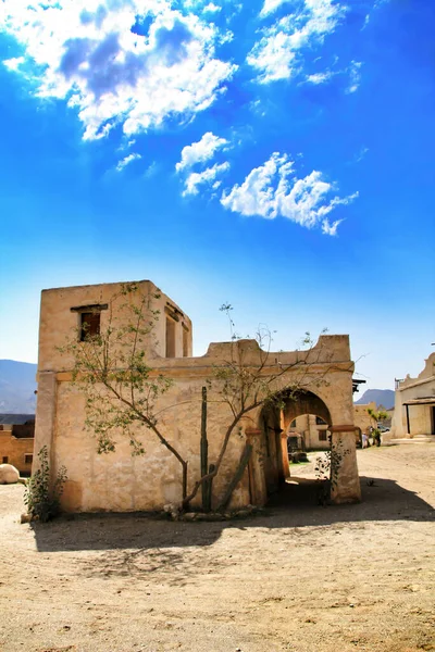 Stare Miasto Pustyni Tabernas Almeria Hiszpania — Zdjęcie stockowe