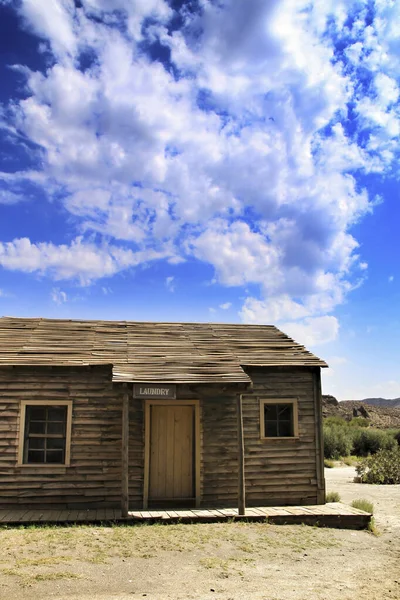 Άπω Δύση Παλιά Πόλη Στην Έρημο Της Tabernas Αλμερία Ισπανία — Φωτογραφία Αρχείου