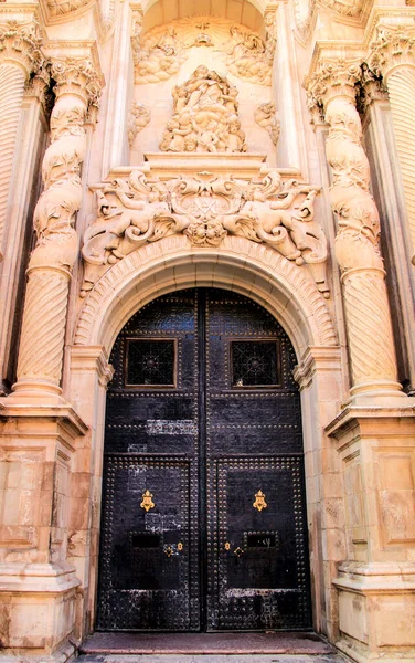 Elche Alicante Spain May 2021 Main Entrance Beautiful Valencians Baroque — 스톡 사진
