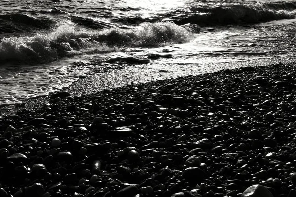 Текстуры Скал Волны Берегу Картахене Мурсия Испания — стоковое фото