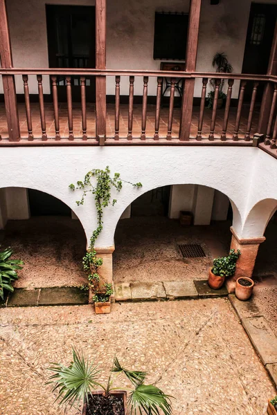 Courtyard Typical House Villanueva Los Infantes Castilla Mancha Spain — Stock Photo, Image