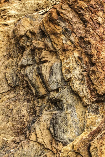 Красочные Каменные Текстуры Горах Альбасете Испания — стоковое фото