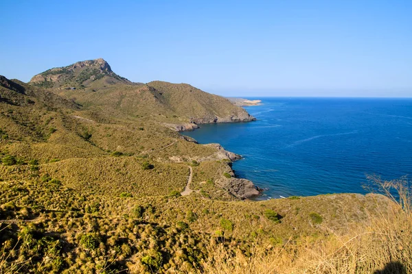 Όμορφη Ακτή Και Ορεινό Τοπίο Στην Επαρχία Cartagena Murcia Κοινότητα — Φωτογραφία Αρχείου