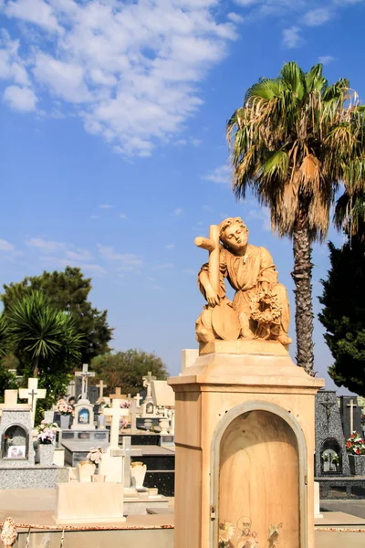 Vecchio Solitario Cimitero Nel Villaggio Union Provincia Cartagena Comunità Murcia — Foto Stock