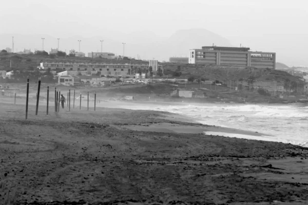 Alicante España Mayo 2021 Urbanova Playa Costa Alicante Ciudad Fondo — Foto de Stock