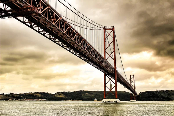 Lissabon Portugal Juni 2018 Ufer Des Tejo Lissabon Sommer Einem — Stockfoto