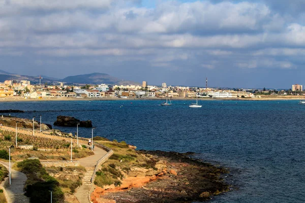 Άποψη Της Ακτής Της Manga Από Φάρο Cabo Palos Murcia — Φωτογραφία Αρχείου