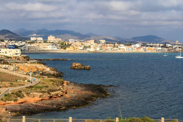 Utsikt Över Kusten Manga Från Cabo Palos Fyr Murcia Spanien — Stockfoto
