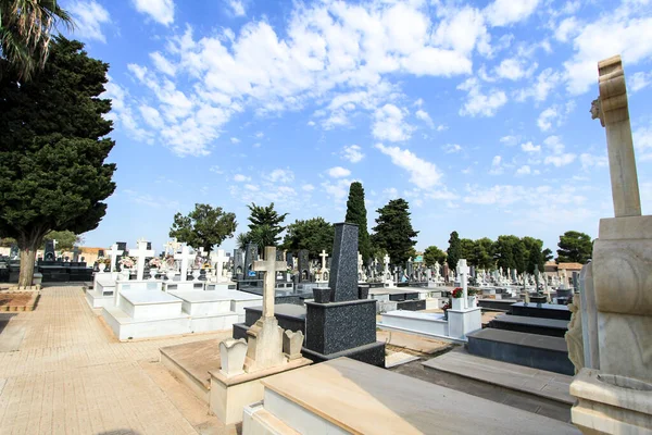 Union Carthagène Murcie Espagne Juillet 2021 Beau Cimetière Virgen Del — Photo