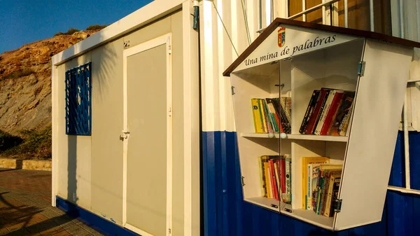 Portman Cartagena Spain July 2021 Street Library Available Public Portman — 스톡 사진