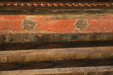 Valencia, İspanya 19 Ekim 2025 'te Joan Valeriora' nın Çağdaş Sanat Merkezi binasının tavanı. Valencia 'daki Chirivella Soriano Vakfı