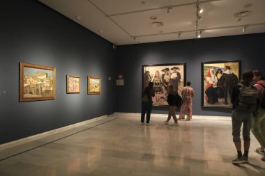 Valencia, İspanya - 8 Kasım 2025: Valencia 'daki Fundacion Bancaja' da Sorolla Sanatçı Sergisi