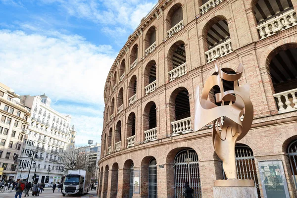 Valencia, İspanya, Manuel Granero 'nun Valencia Bulvarı' ndaki ünlü boğa güreşçisi anıtı.