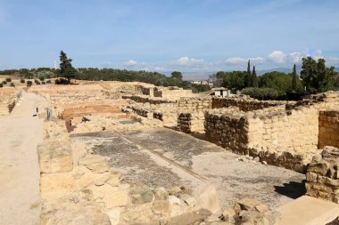 Alicante, İspanya - 12 Mart 2026: Tossal de Manises arkeolojik alanı, Lucentum İber-Roma yerleşimi