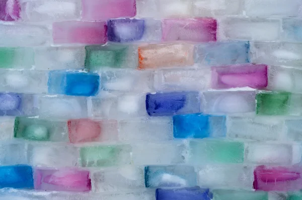 Color ice in a sunny day — Stock Photo, Image