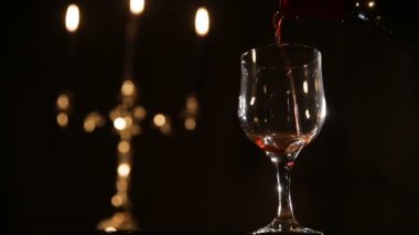 Şarapla Romantik Akşam.