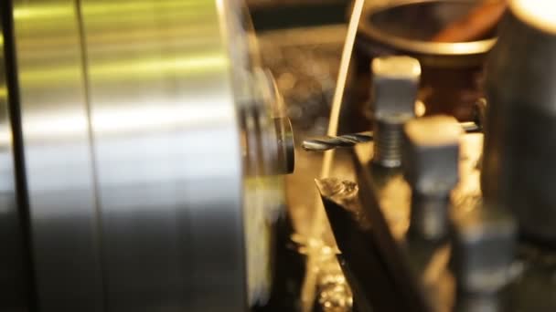 Metal milling machine — Stock Video