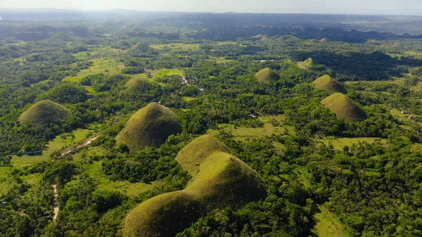 Colinas de Chocolate.Bohol Filipinas. — Foto de Stock