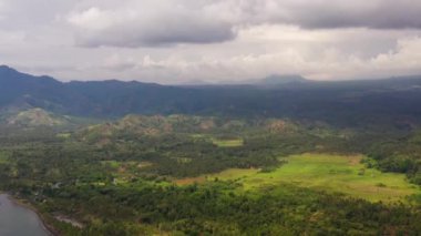 Filipinler 'de tarım arazisi.