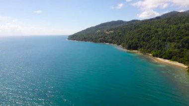 Tropik Samal adası. Mindanao, Filipinler