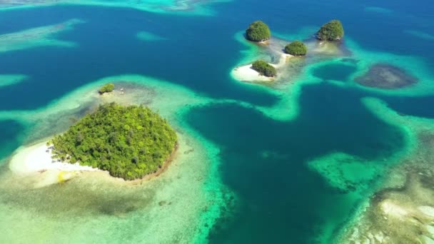 Britania Group of Islands. Surigao Del Sur,Mindanao, Philippines. — Stock Video