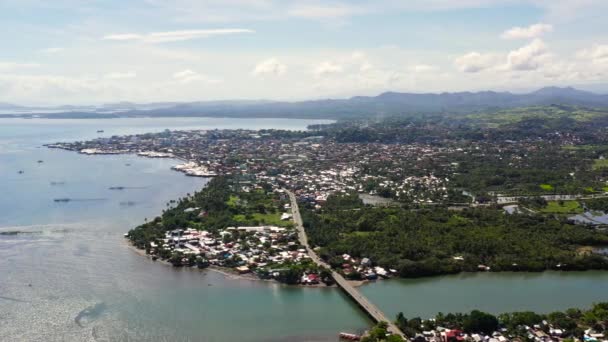 苏里高市Surigao del Norte，菲律宾棉兰老岛. — 图库视频影像