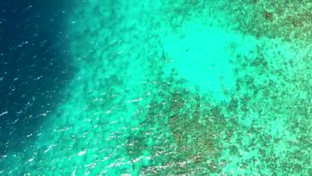 Sea surface aerial view — Stock Video