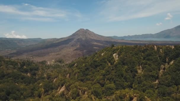 インドネシア・バリのバタール火山. — ストック動画