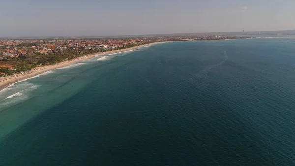 Aerial view beach, Bali, Kuta. — Stock Photo, Image