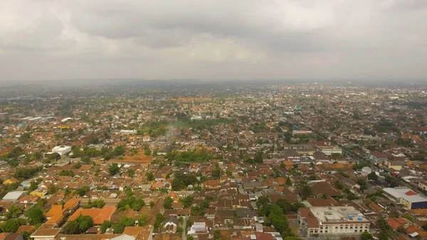 Légi felvétel Yogyakarta, Indonézia — Stock Fotó