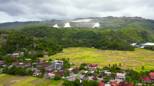 Tierras agrícolas en Filipinas. — Vídeo de stock