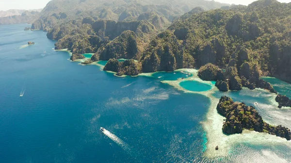 Tropický ostrov Busuanga, Palawan, Filipíny. — Stock fotografie