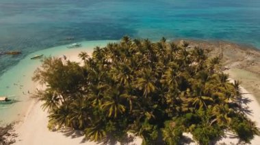 Tropikal plaj ve turkuaz deniz