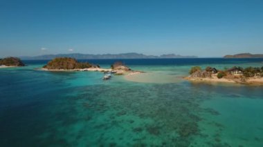 Güzel tropikal ada ve sahil