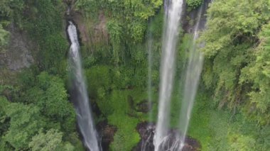 Güzel tropik şelale Bali, Endonezya.