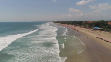 Bali Endonezya 'daki Kuta plajı