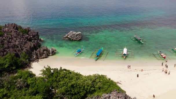 Caramoan Islands, Camarines Sur, Philippines. — стокове відео