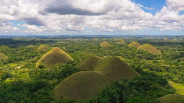 Çikolata tepeleri. Bohol Filipinleri..