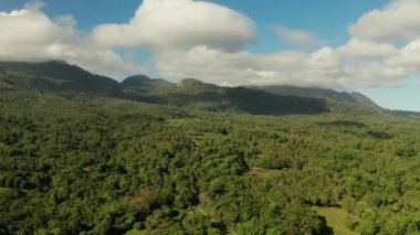 Dağlarla kaplı yağmur ormanları, Filipinler, Camiguin.
