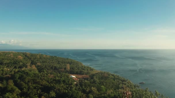 Torre de telecomunicações, antena de comunicação na Ásia — Vídeo de Stock