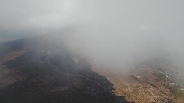 Wulkan Batur, Bali, Indonezja. — Wideo stockowe