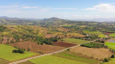 Filipinler 'de tarım arazisi.